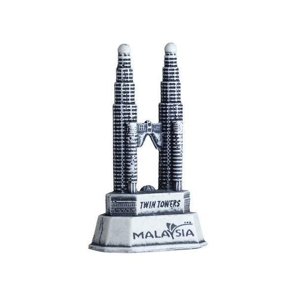 دکوری گالری هنری کهن مدل مجسمه برج دوقلو مالزی
