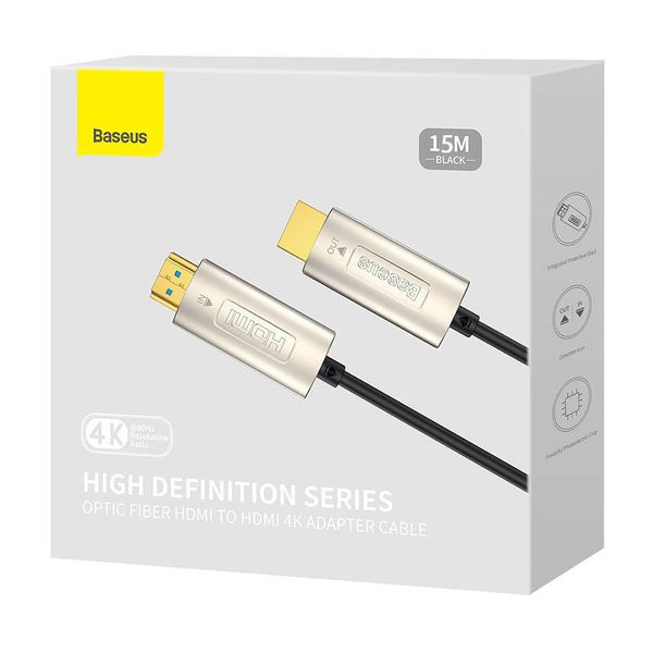 کابل HDMI بیسوس مدل 4K optical fiber طول 10 متر