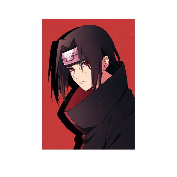 استیکر لپ تاپ و موبایل مدل انیمه طرح ناروتو اوچیها ایتاچی naruto uchiha itachi کد 1640