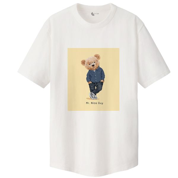 تی شرت لانگ مردانه مدل خرس خوب