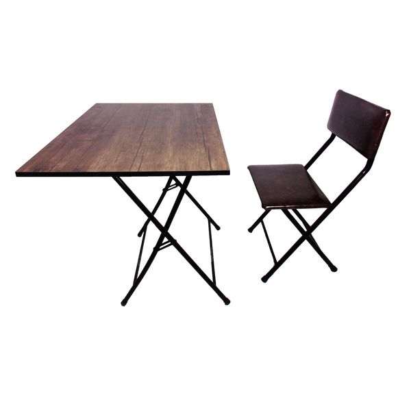 میز و صندلی غذا خوری میزیمو مدل تاشو کد 601