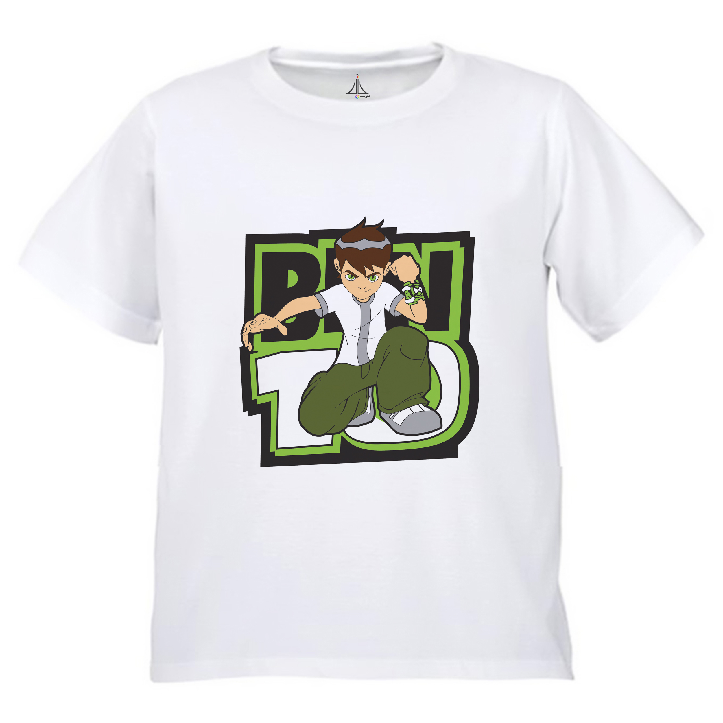 تی شرت آستین کوتاه بچگانه به رسم مدل بِن تِن کد 9937