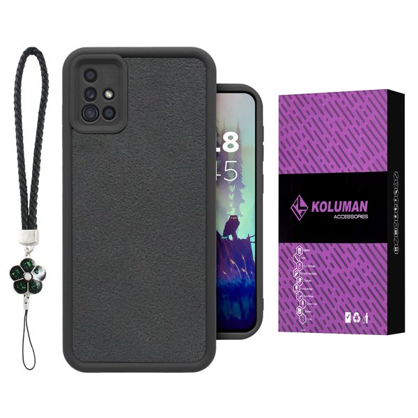  کاور کلومن مدل Loket مناسب برای گوشی موبایل سامسونگ Galaxy A51 به همراه آویز