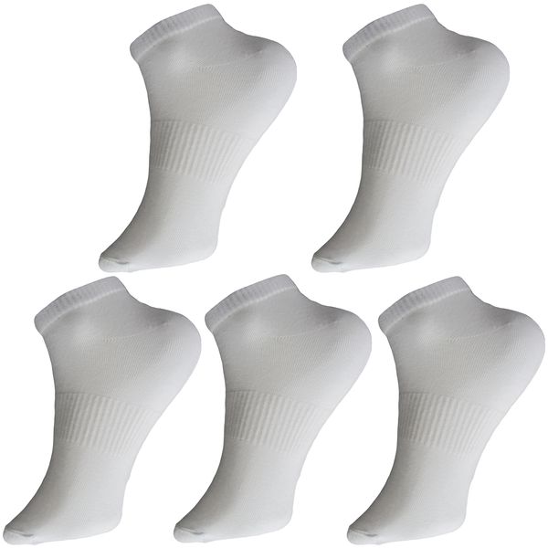 جوراب ورزشی ساق کوتاه مردانه ادیب مدل اسپرت کش انگلیسی کد MNSPT رنگ سفید 