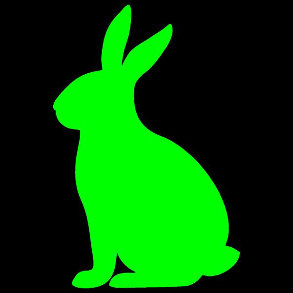 استیکر کلید و پریز مدل شبنما طرح خرگوش کد 01