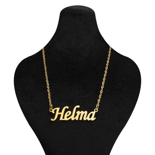 گردنبند زنانه النا آراکس مدل اسم هلما