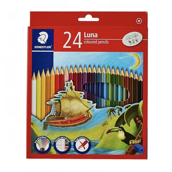 مداد رنگی  24 رنگ استدلر مدل Luna24