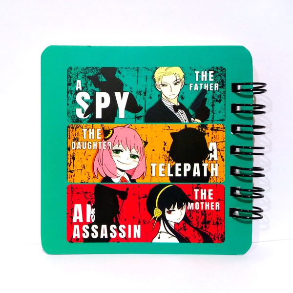 دفتر یادداشت 60 برگ مدل Spy Family