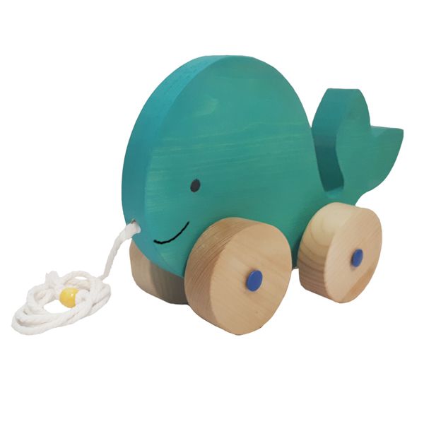 اسباب بازی چوبی مدل نهنگ