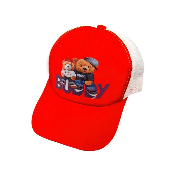 کلاه کپ بچگانه مدل BODY رنگ قرمز