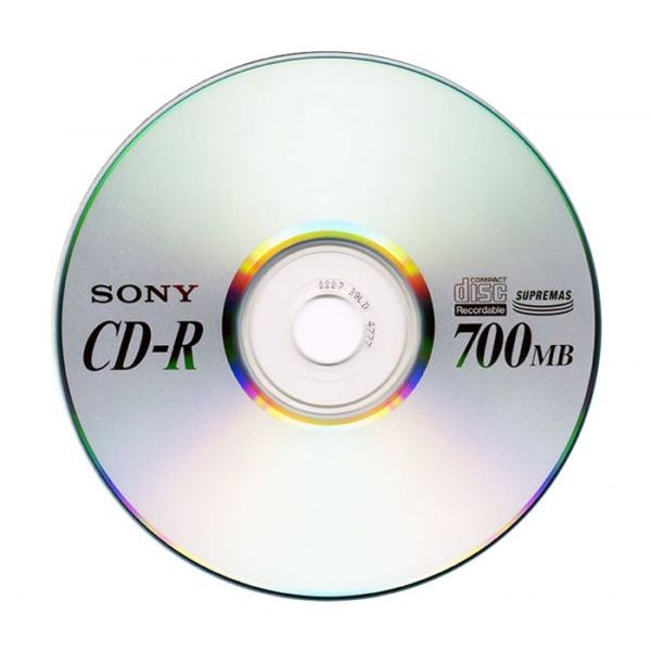 سی دی خام سونی مدل CD-R بسته ۱۰ عددی