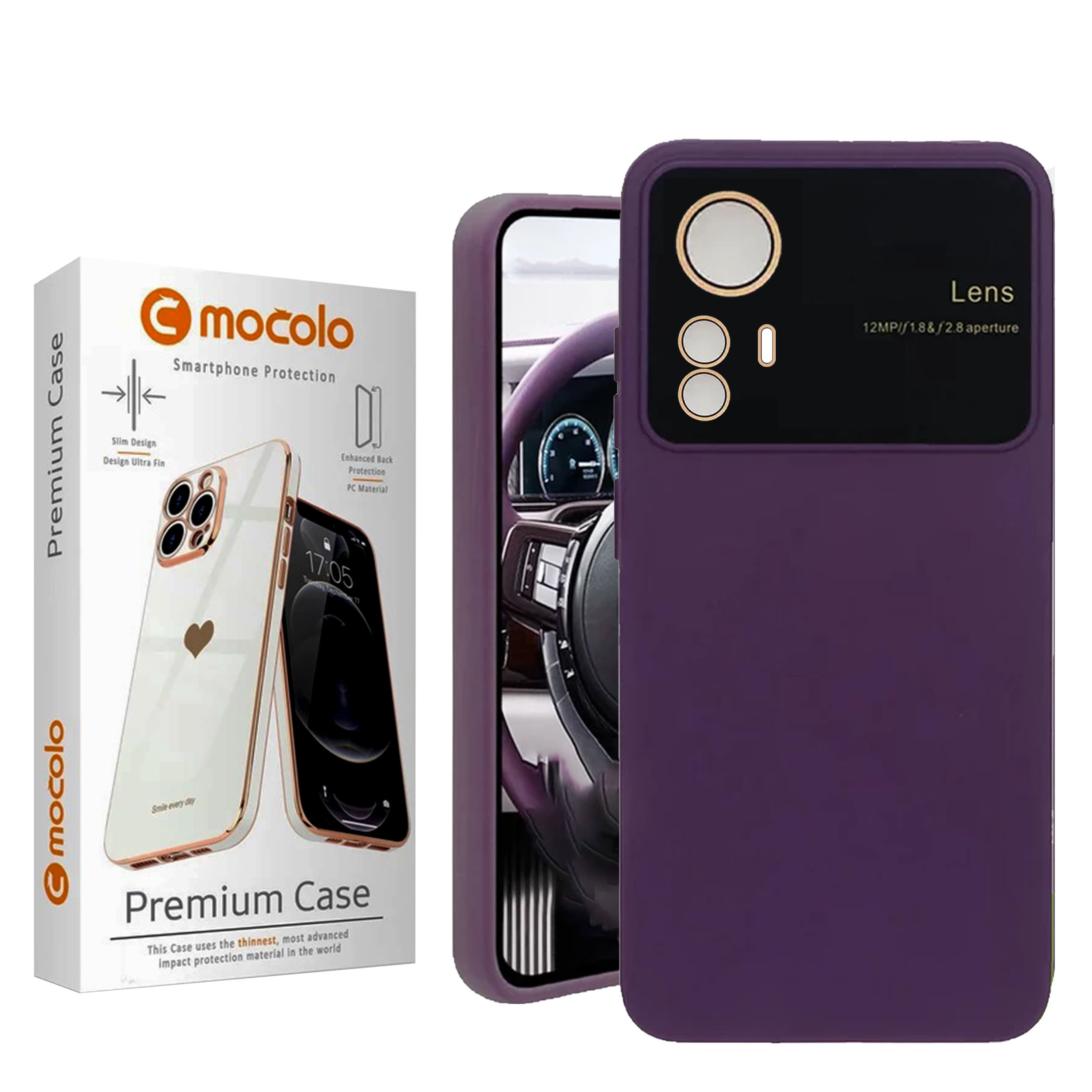کاور موکولو مدل LenzGlass مناسب برای گوشی موبایل شیائومی Redmi Note 12S