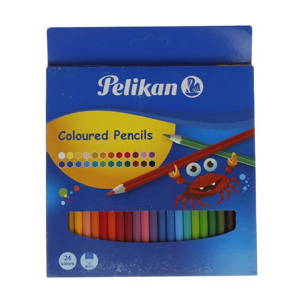 مداد رنگی 24 رنگ پلیکان مدل 600671