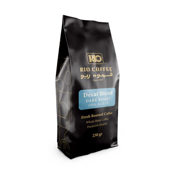 دانه قهوه بدون کافئین دارک ریو - 250 گرم