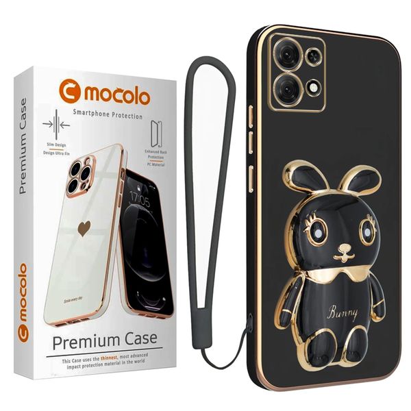  کاور موکولو مدل Bunny Strap مناسب برای گوشی موبایل شیائومی Redmi Note 13 Pro 4G / Poco M6 Pro به همراه بند