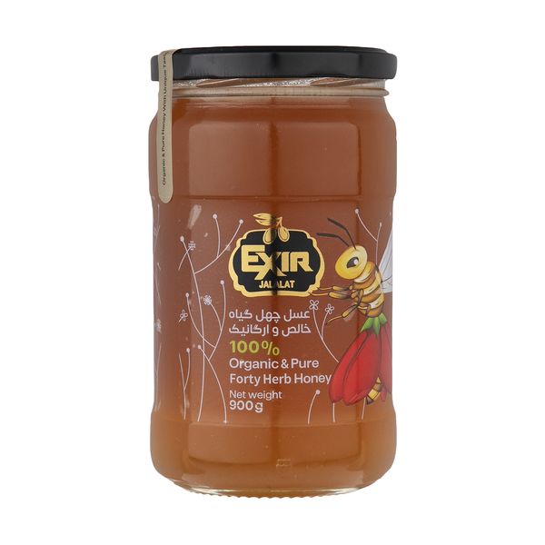 عسل ارگانیک چهل گیاه اکسیر - 900 گرم