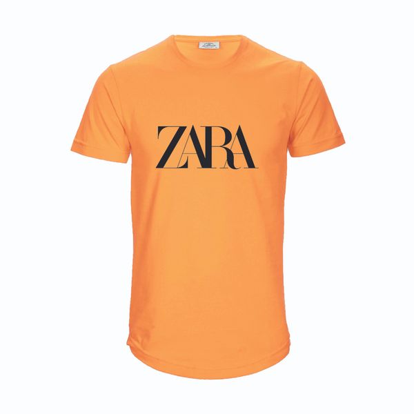 تی شرت آستین کوتاه زنانه مدل t206 رنگ نارنجی