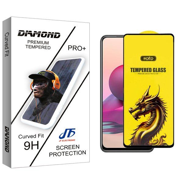محافظ صفحه نمایش جی اف مدل Diamond Y-Horo مناسب برای گوشی موبایل شیائومی Redmi Note 10s