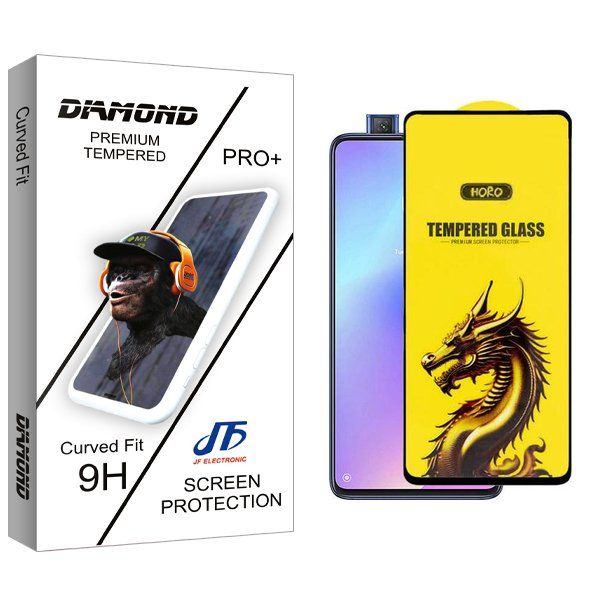 محافظ صفحه نمایش جی اف مدل Diamond Y-Horo مناسب برای گوشی موبایل شیائومی Mi 9T Pro