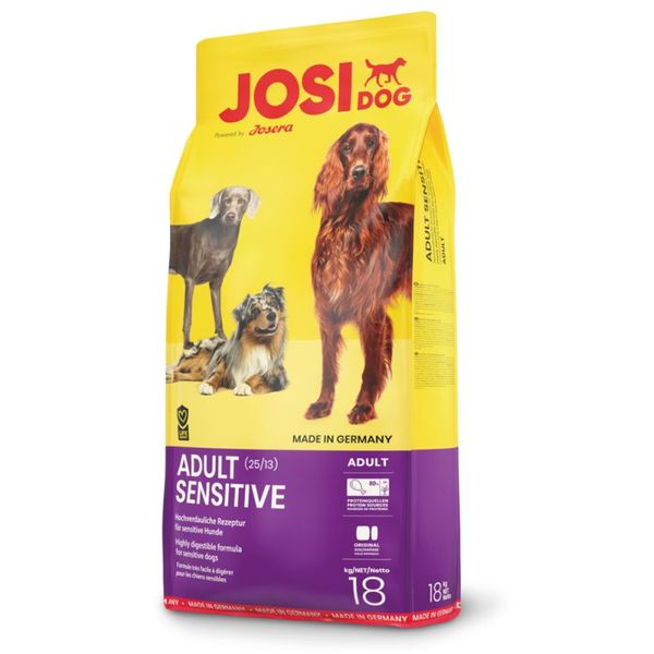 غذای خشک سگ جوسرا مدل sensitive adult وزن 18 کیلوگرم