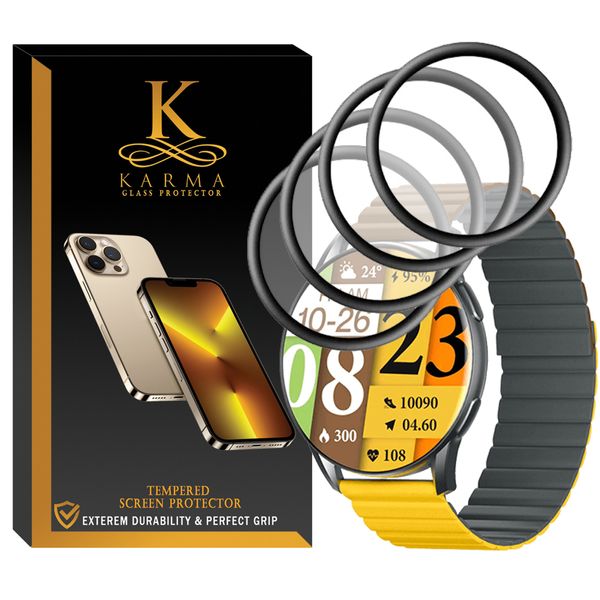 محافظ صفحه نمایش کارما مدل KA-PM مناسب برای ساعت هوشمند کیسلکت Kieslect K11 Pro بسته چهار عددی
