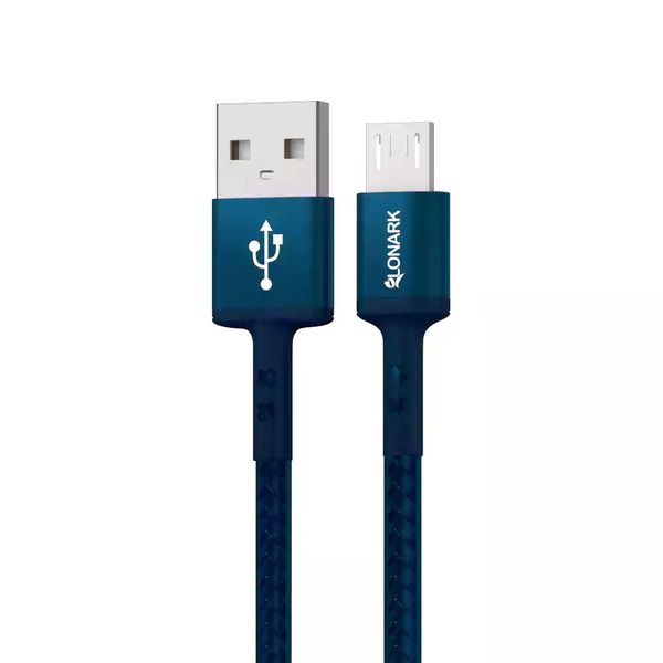 کابل تبدیل USB به Micro USB لونارک مدل LC 13A طول 1.1 متر