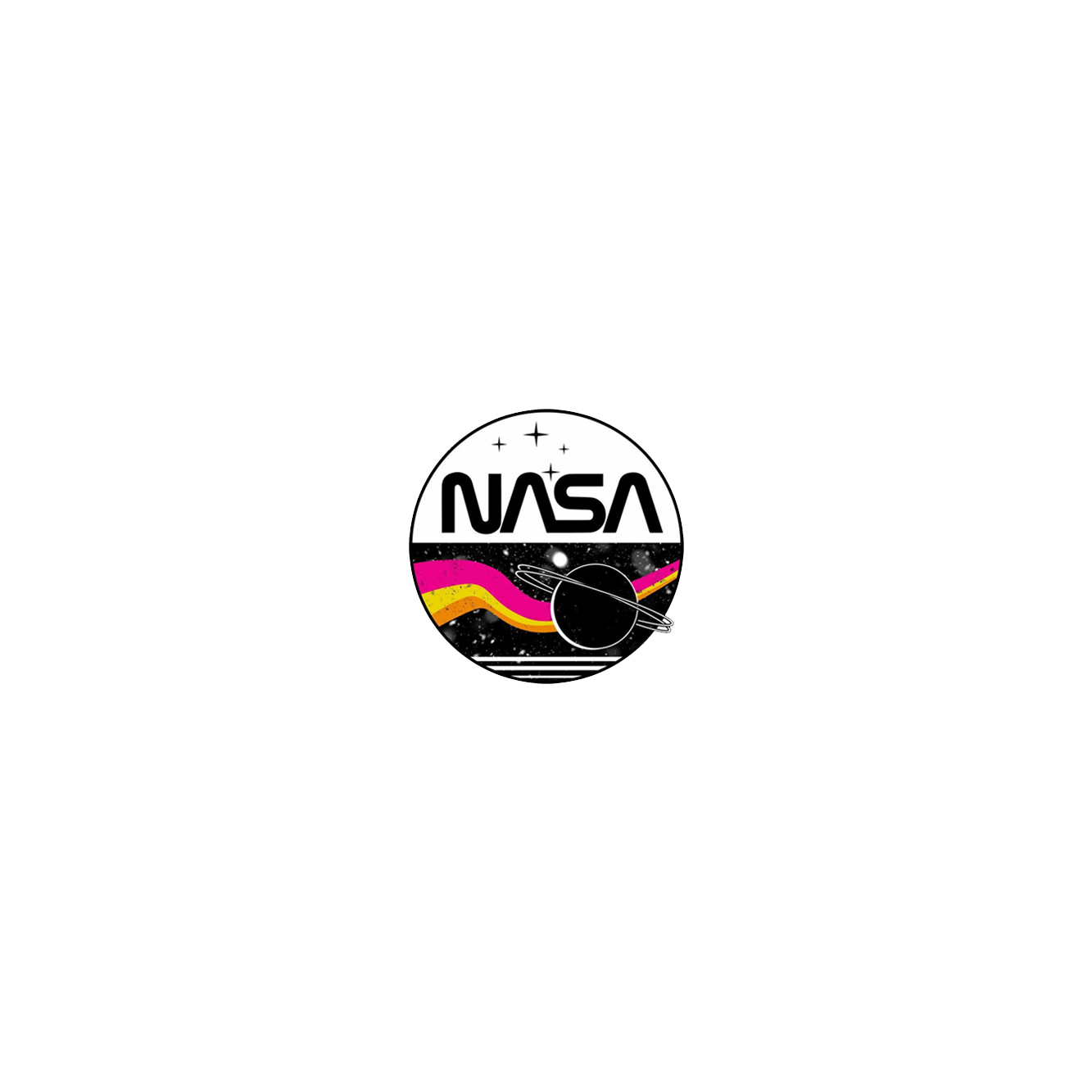 استیکر لپ تاپ لولو طرح ناسا NASA کد 740