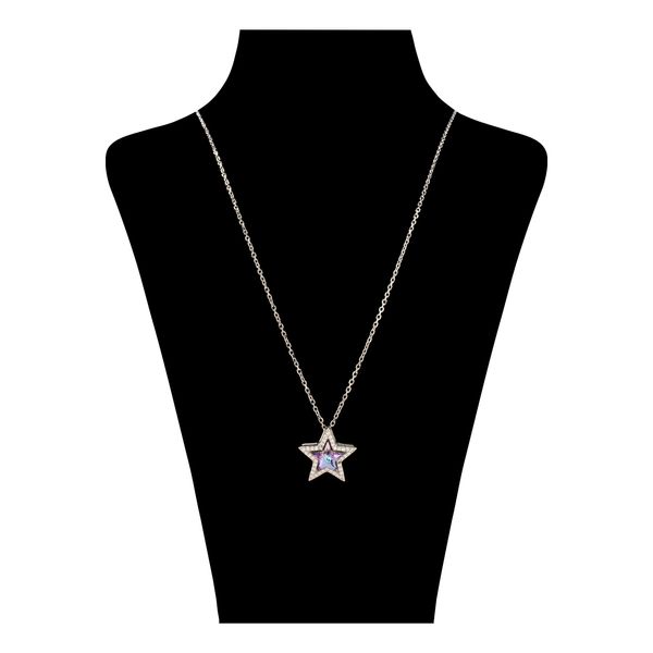 گردنبند نقره زنانه سواروسکی مدل ستاره جواهری خاص کد 788754