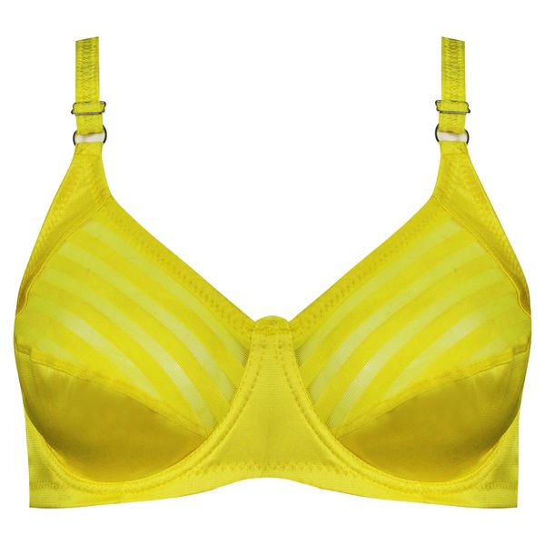 سوتین زنانه کارنا رز مدل فنردار کد 4677-413 رنگ زرد