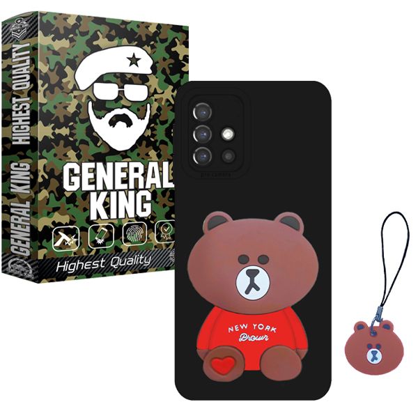 کاور ژنرال کینگ مدل GR-GHALBI21 مناسب برای گوشی موبایل سامسونگ Galaxy A51 به همراه بند آویز