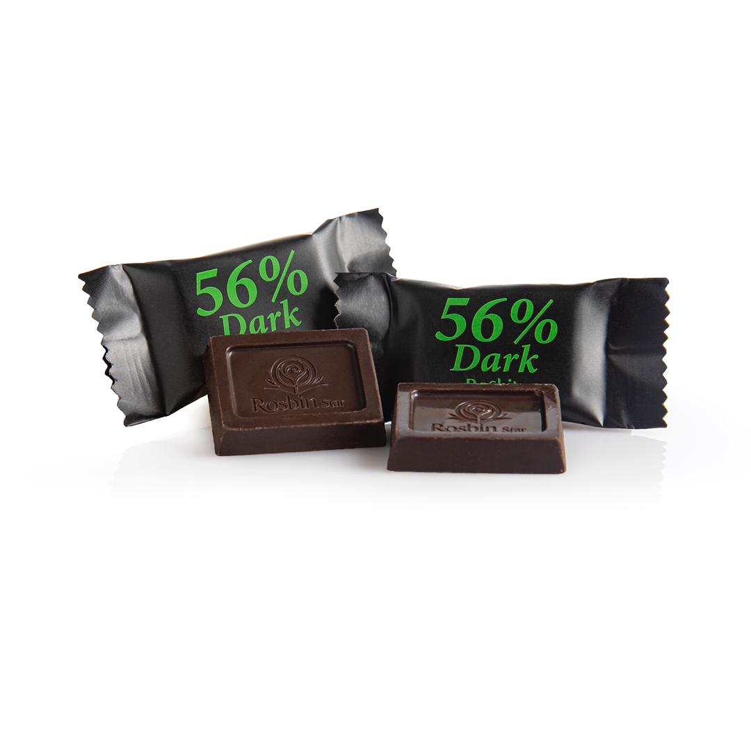 شکلات تلخ 56 درصد رزبین استار - 500 گرم بسته 6 عددی 