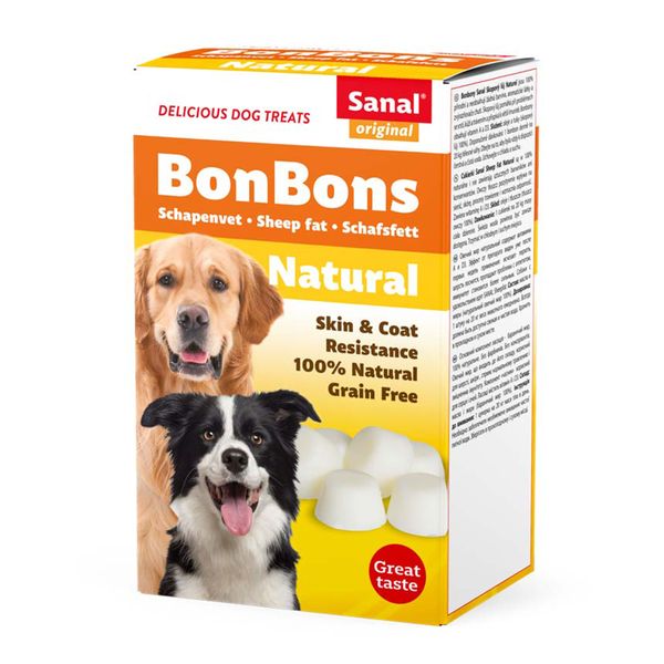 تشویقی سگ سانال مدل ویتامینه پاستیلی BonBons وزن 150 گرم