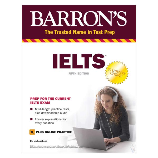 کتاب Barrons the Trusted Name in Test Prep IELTS 5th اثر Lin Lougheed انتشارات Barrons
