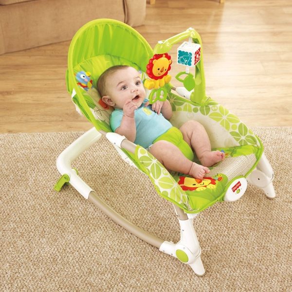 گهواره نوزاد فیشر پرایس مدل Newborn To Toddler Portable Rocker کد BCD30