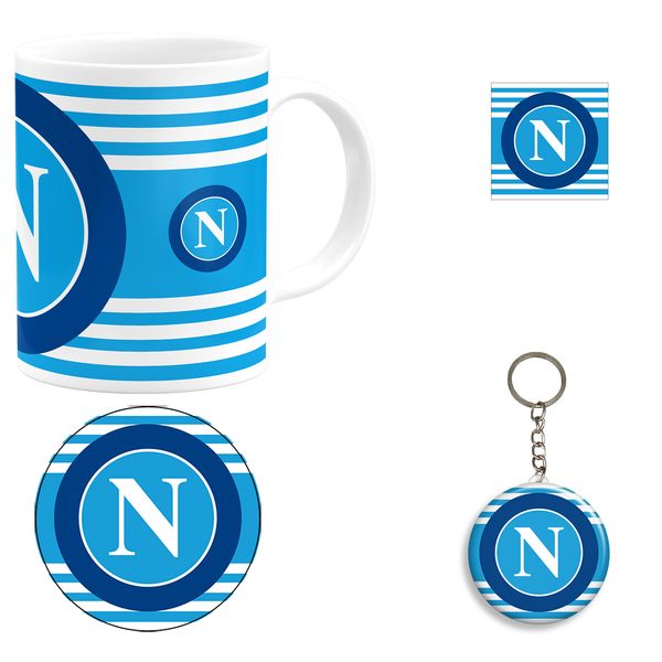 ست هدیه ماگ طرح باشگاه فوتبال اس‌اس‌سی ناپولی مدل SSC Napoli F.C کدB1