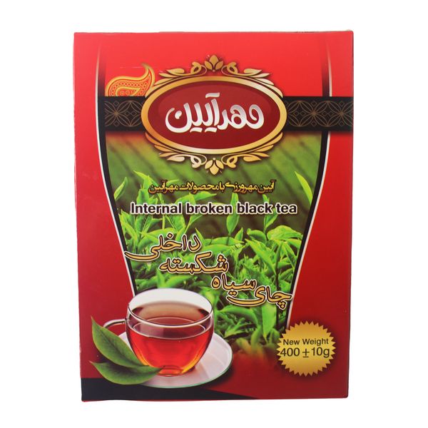 چای شکسته ممتاز ایرانی مهرآیین - 400 گرم