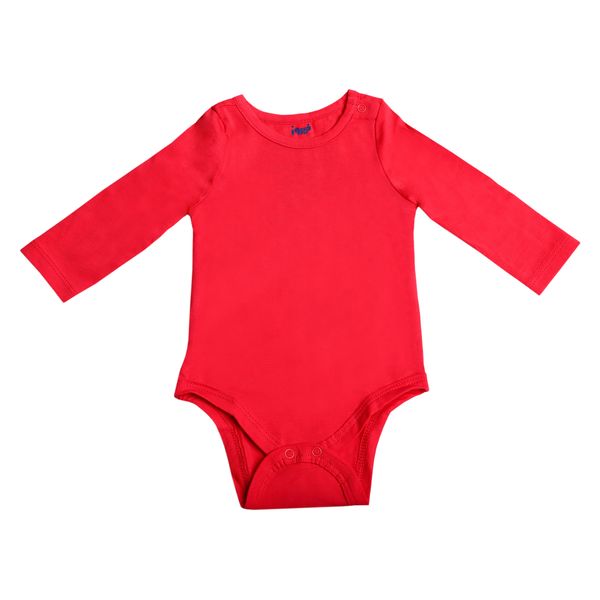 بادی آستین بلند نوزادی فیروز مدل Ramon رنگ قرمز