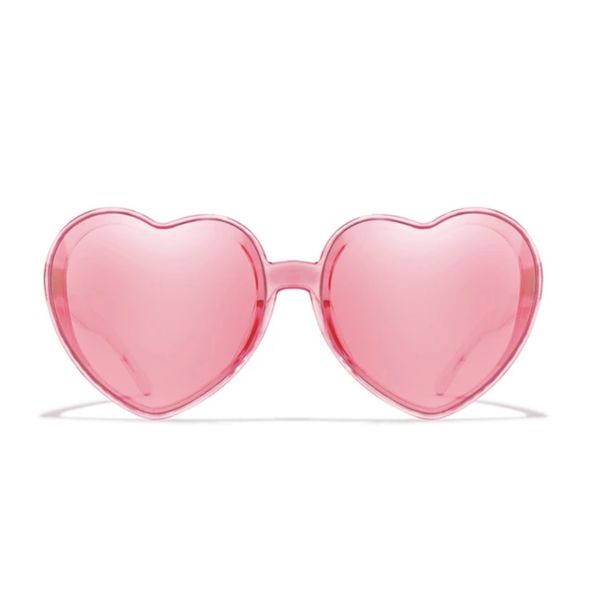 عینک آفتابی بچگانه مدل قلبی شیشه رنگی