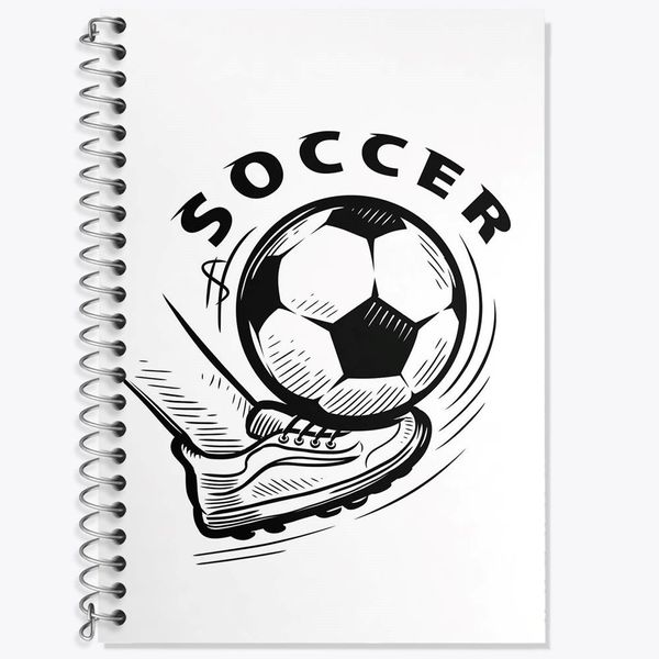 دفتر لغت 50 برگ خندالو مدل فوتبال Football کد 25956