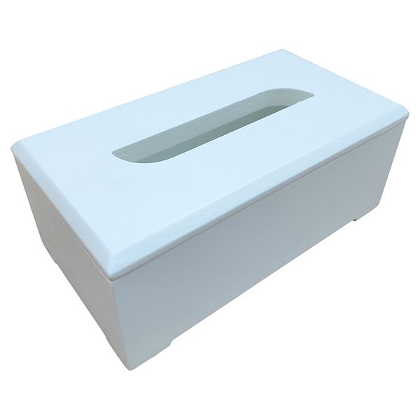 جعبه دستمال کاغذی مدل پایه چوبی درب دار کد 100