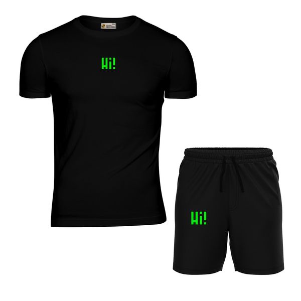 ست تی شرت و شلوارک ورزشی مردانه پاتیلوک مدل HI کد 331527