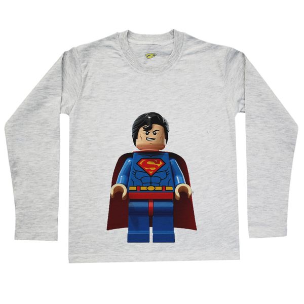 تی شرت پسرانه کارانس طرح لگو سوپرمن مدل BTLM-73