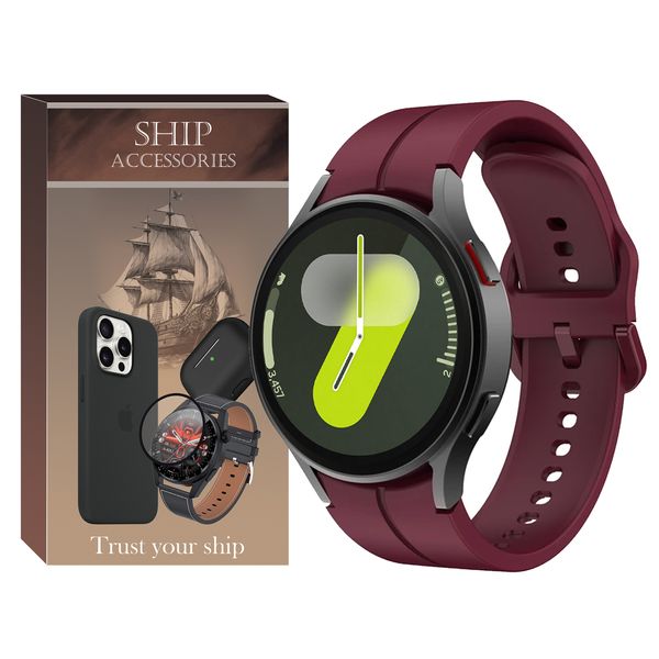 بند شیپ مدل Silic ORG SH مناسب برای ساعت هوشمند سامسونگ Galaxy Watch 4/5/6/7/FE سایز 40/43/44/46/47 میلی متری