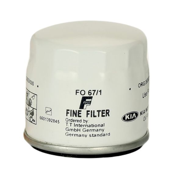 فیلتر روغن خودرو فاین مدل FO 67/1 مناسب برای هیوندای i20