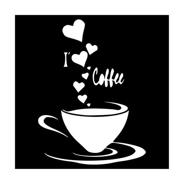 دیوارکوب آتینو طرح I Love Coffee کد 760