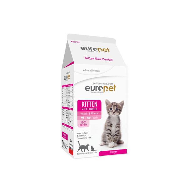 شیر خشک گربه یوروپت مدل کیتن وزن 200 گرم