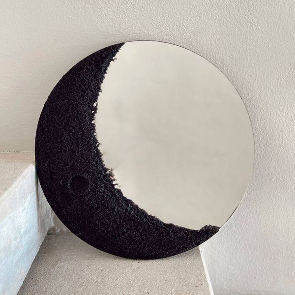 آینه مدل ماه پتینه کد 30cm
