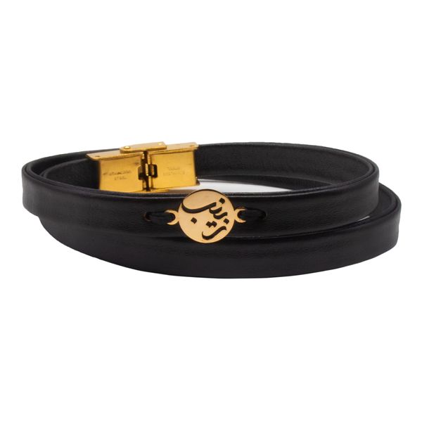 دستبند طلا 18 عیار زنانه سهی طرح زینب مدل SB27
