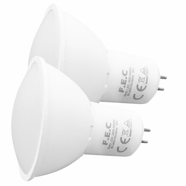 لامپ 5 وات اس ام دی اف ای سی مدل FEC-SMD-5W بسته 2 عددی