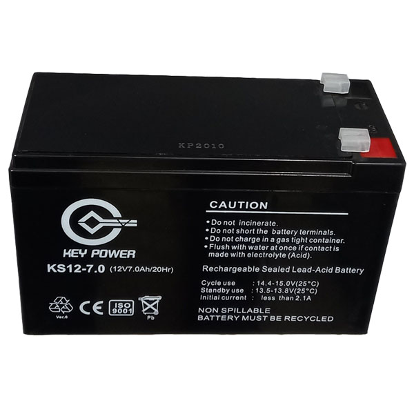 باتری یو پی اس 12 ولت 7 آمپر ساعت کی پاور مدل KS12-7.0